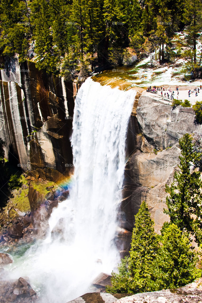 Vernal falls in Yosemite national park