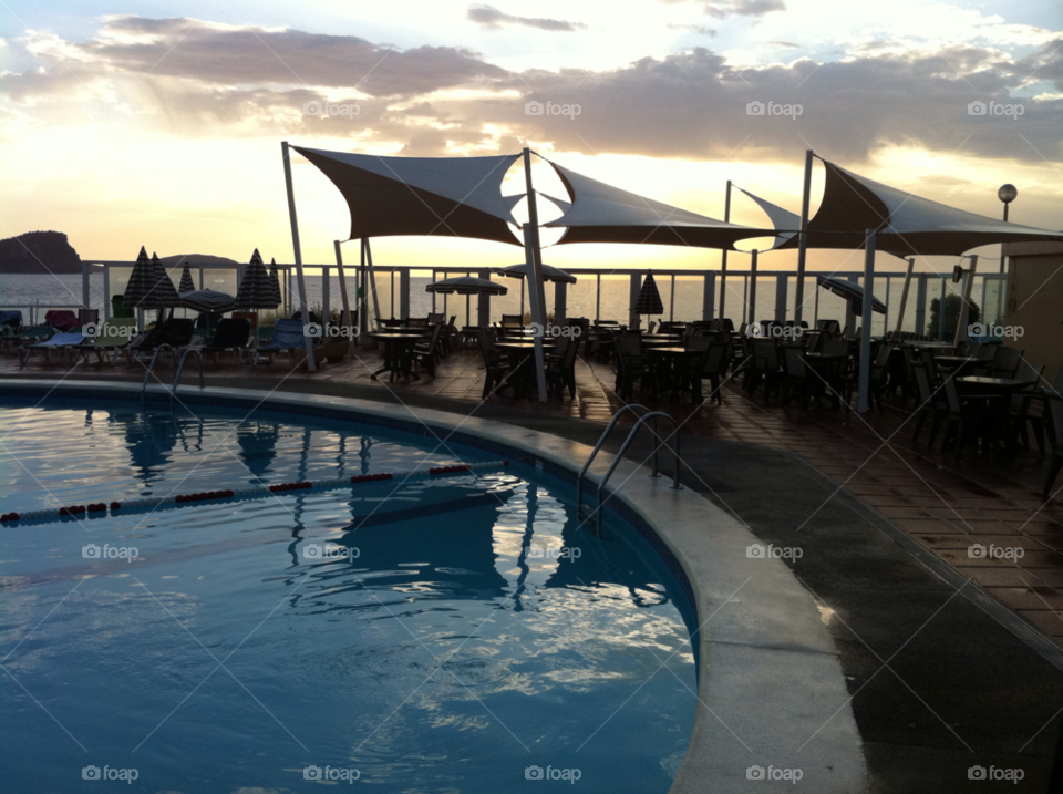 sunrise pool swimming pool ibiza by Weathers71