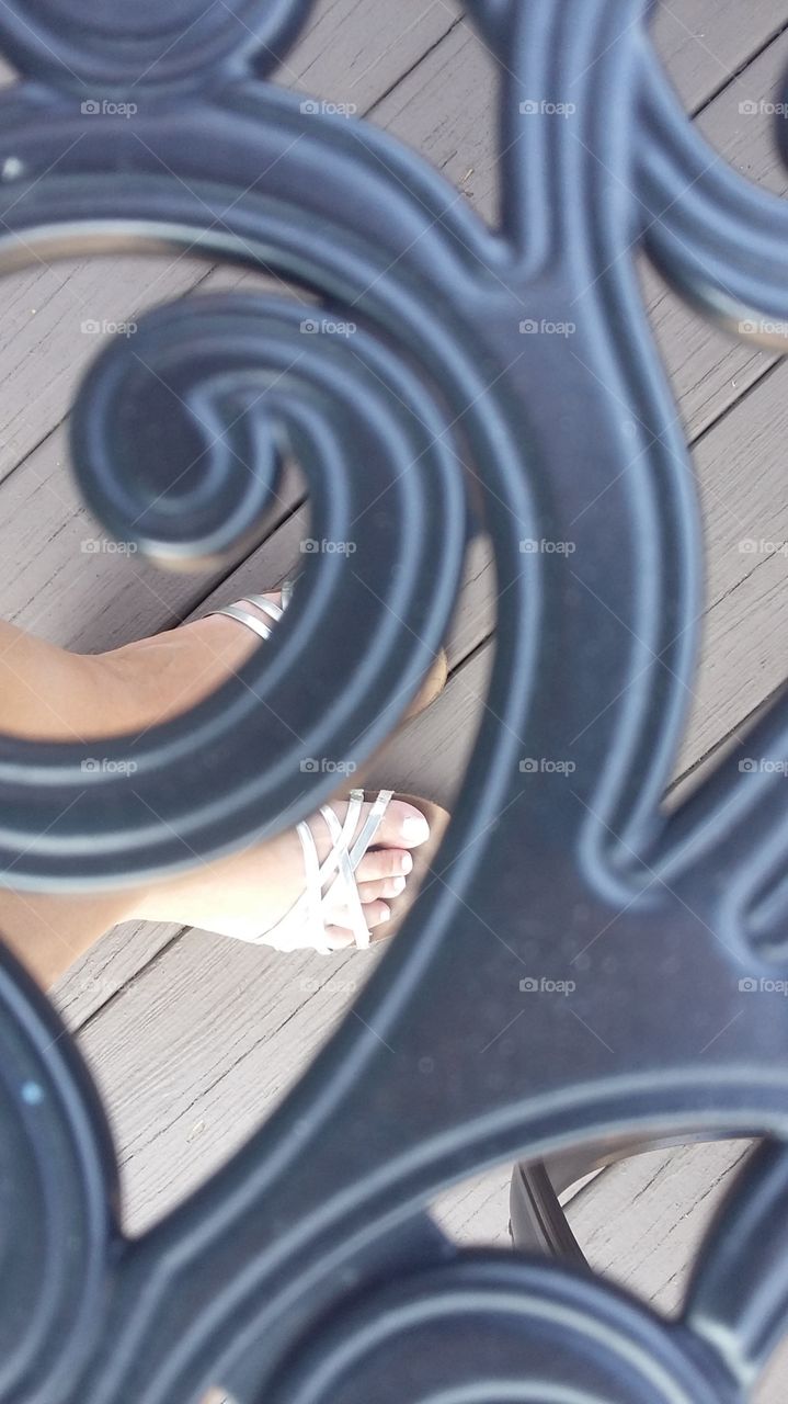 feet I see from where I stand
