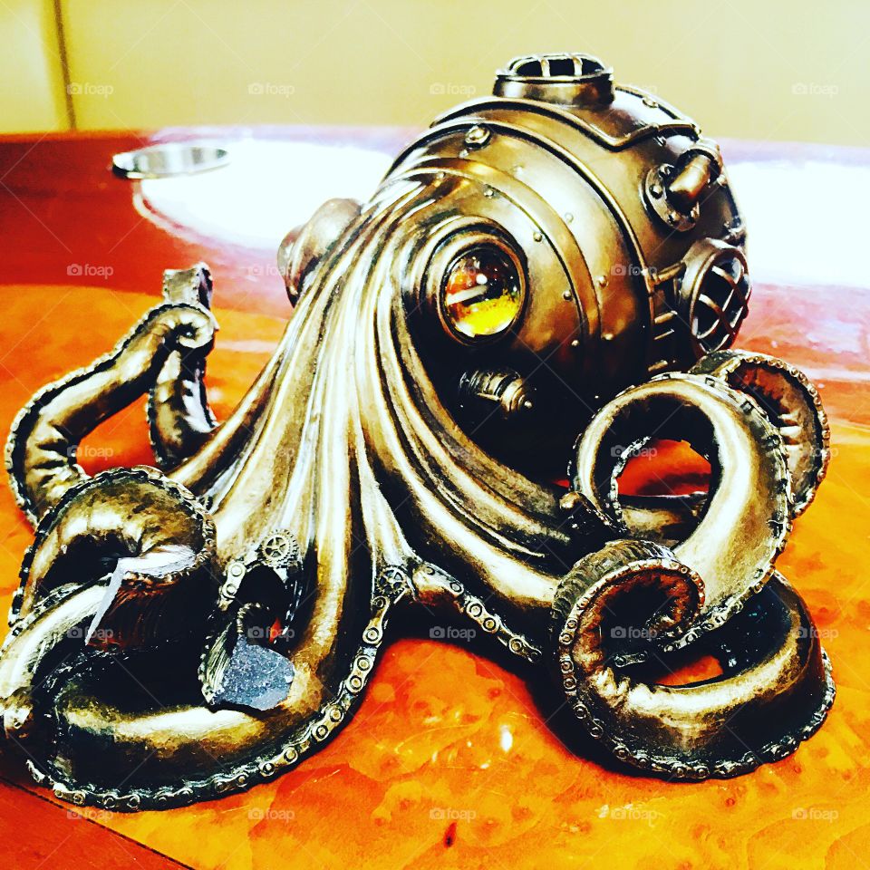Brass octopus 
