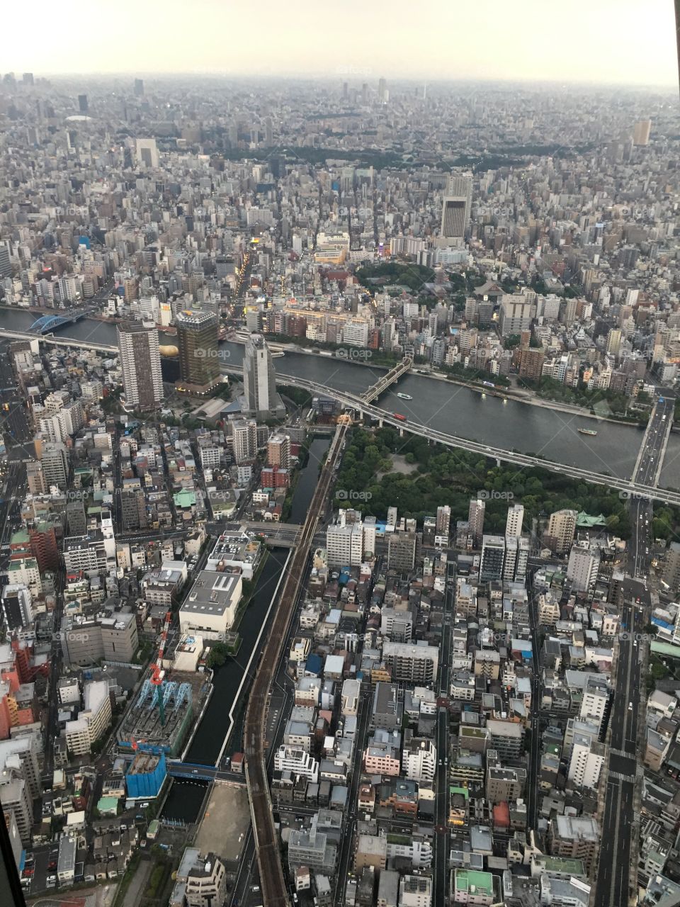 View of Tokyo from sky tree tower