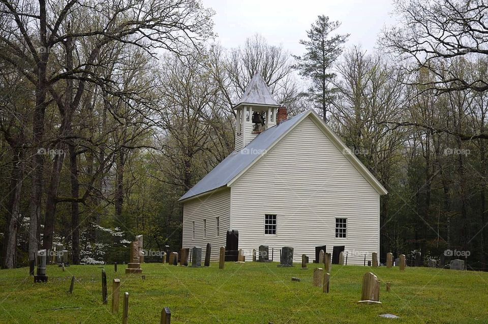 Country church and Cemetery