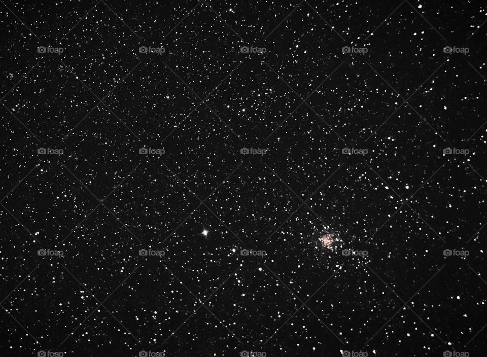 Dark sky, globular cluster