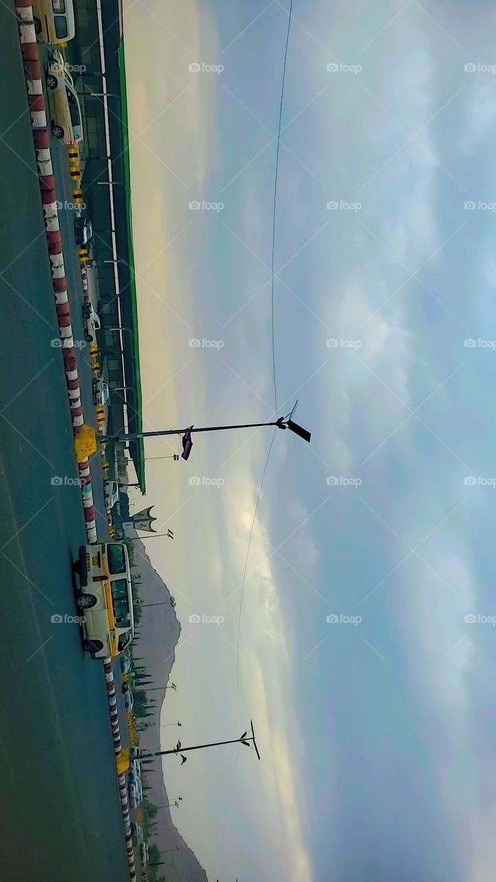 Glory be to God, the magnificent and picturesque view and the natural green trees are a view that is nothing more wonderful than it