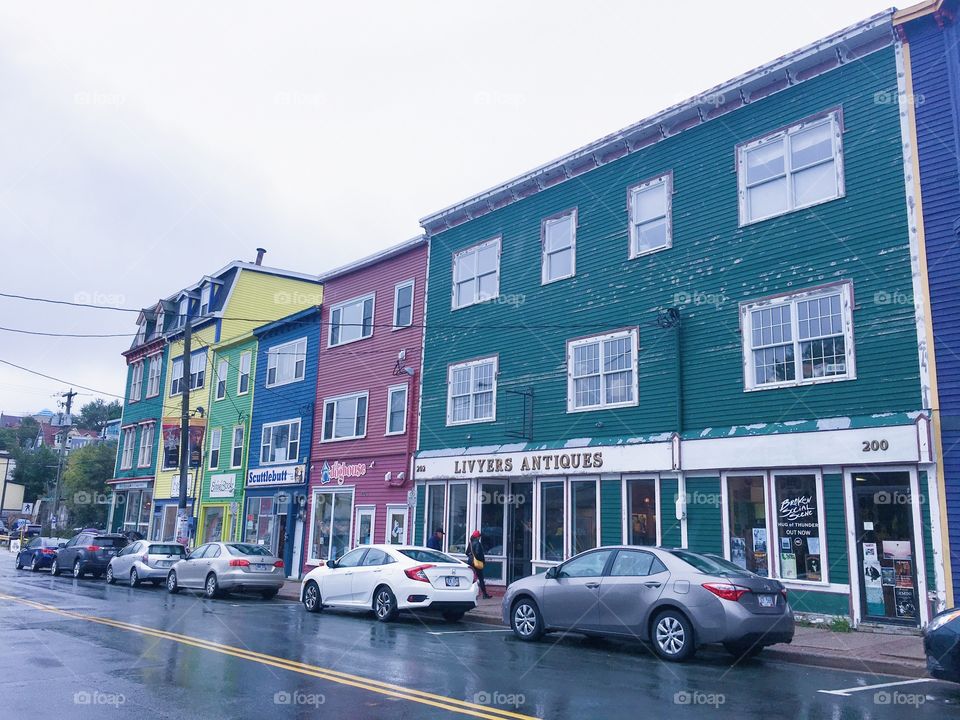 Pretty Street in St John’s, Newfoundland