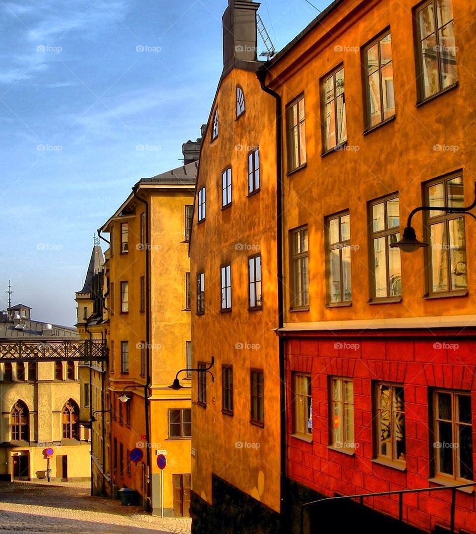 Streetview at "Söder", south of downtown Stockholm