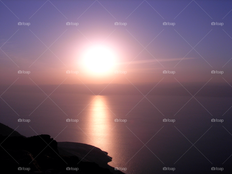 sunset dead sea jordon by ntiffin72