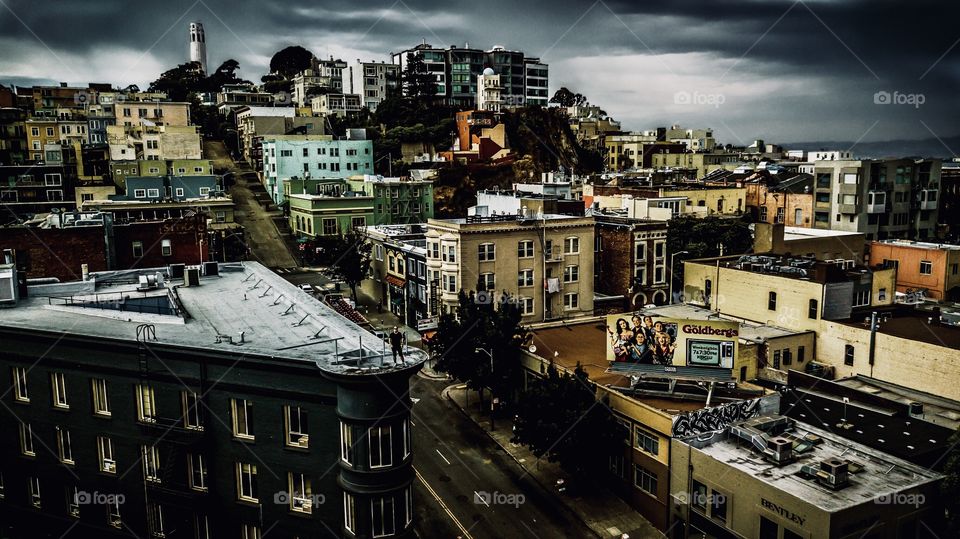 Selfies on the top of buildings with the Mavic