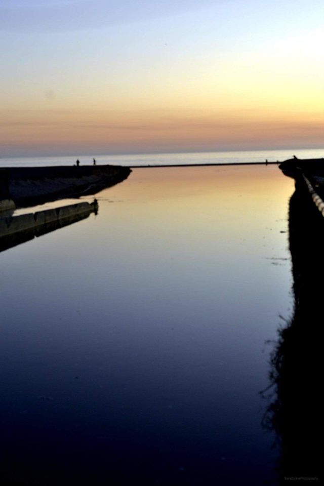 ocean at sunset