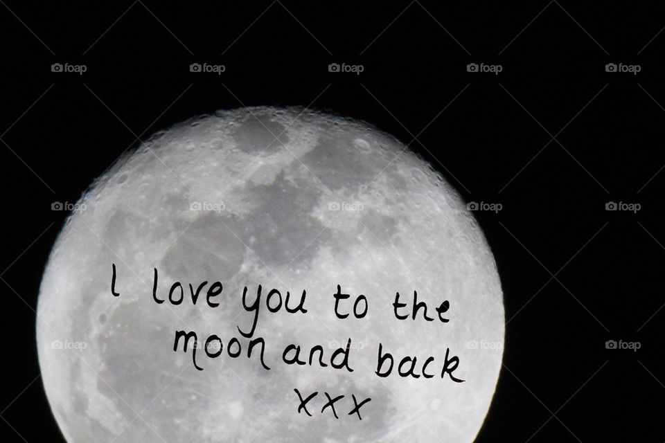 To the Moon and back xx