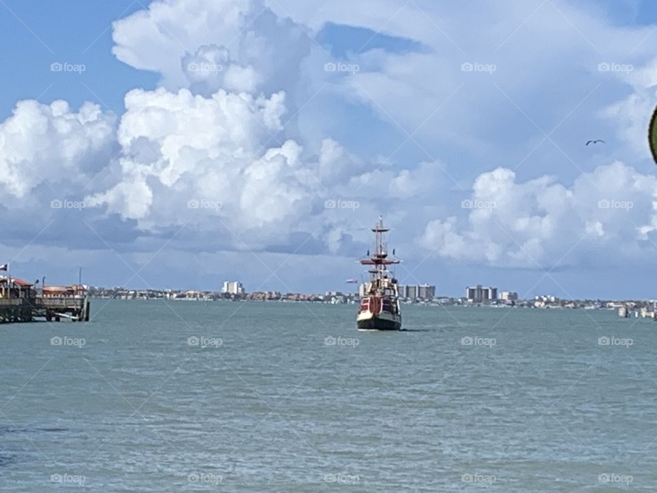 South Padre Island TX Pirate Ship