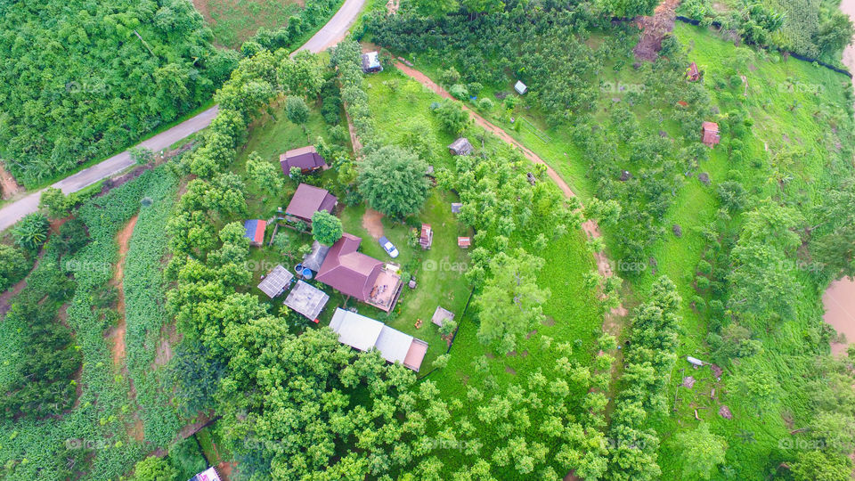 aerial view thailand