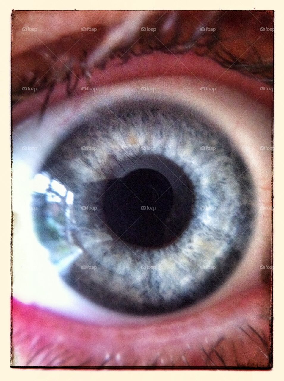 Eye close up