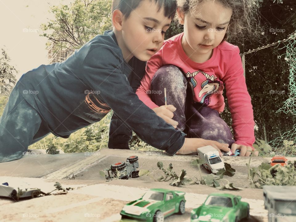 Kids in the City of Chalk