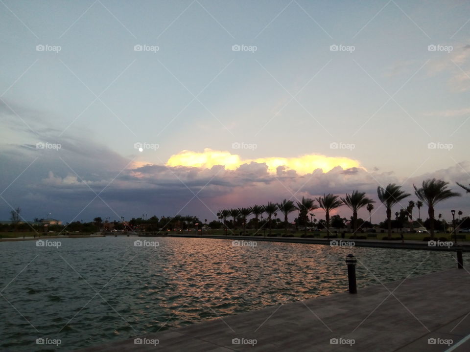 Sunset, Water, Dawn, Beach, Landscape