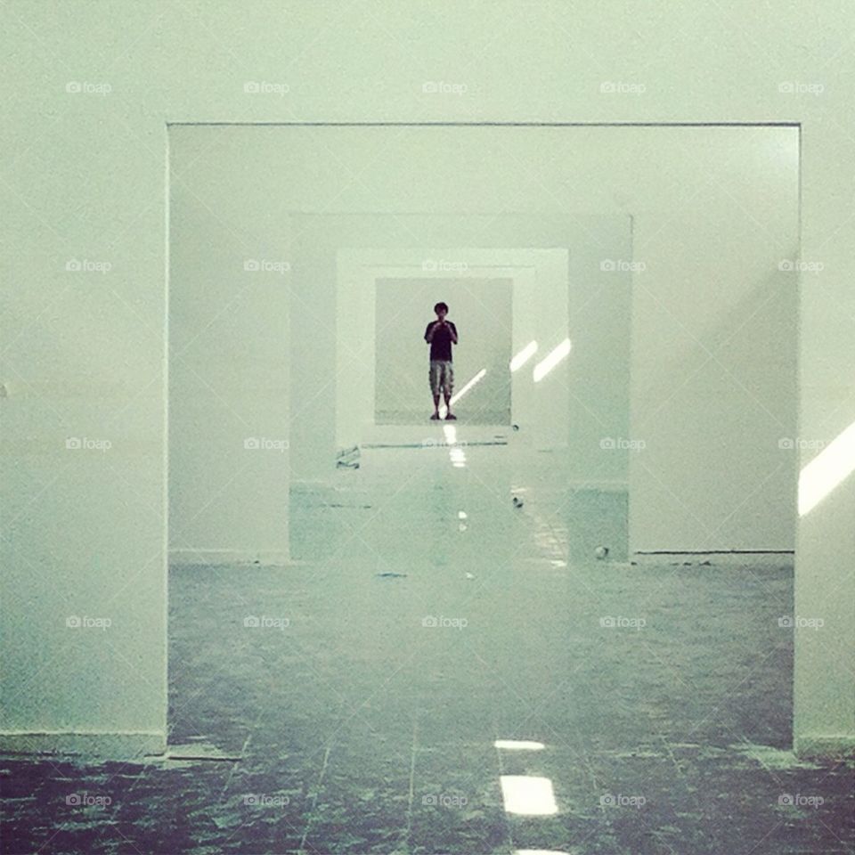 While building an art gallery