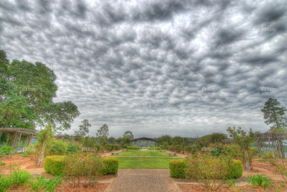 sky garden clouds storm by lightanddrawing