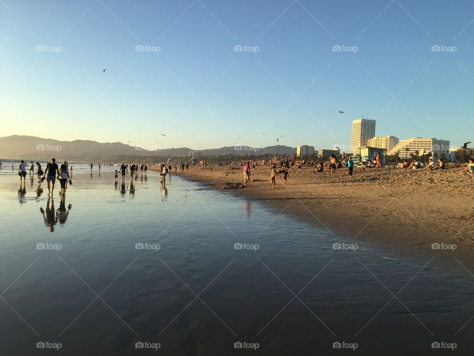 Santa Monica beach 