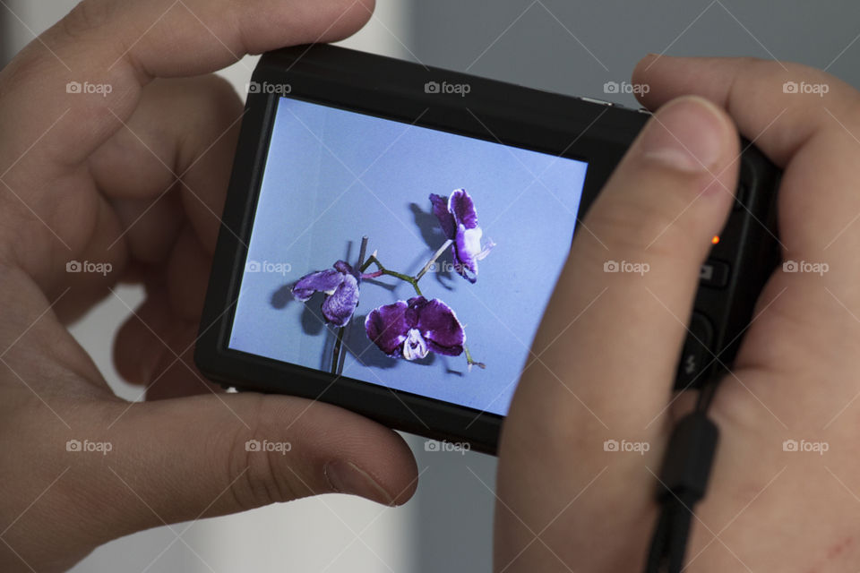 Photographer in action