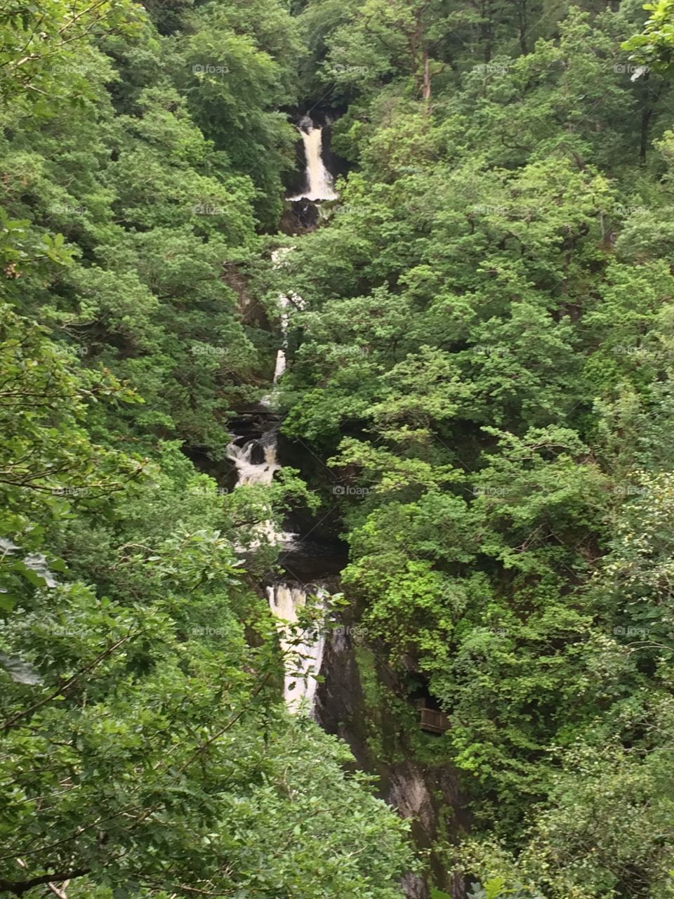 Welsh waterfall