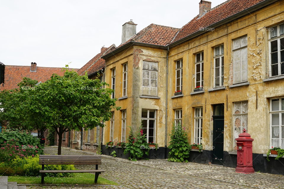 At the beguinage in Lier, Belgium.