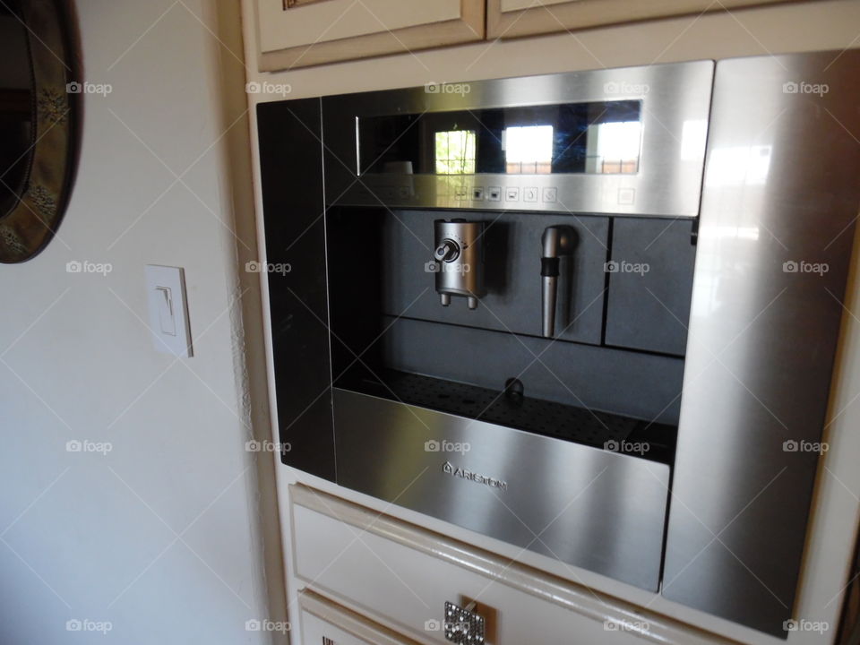 Built-in coffee maker