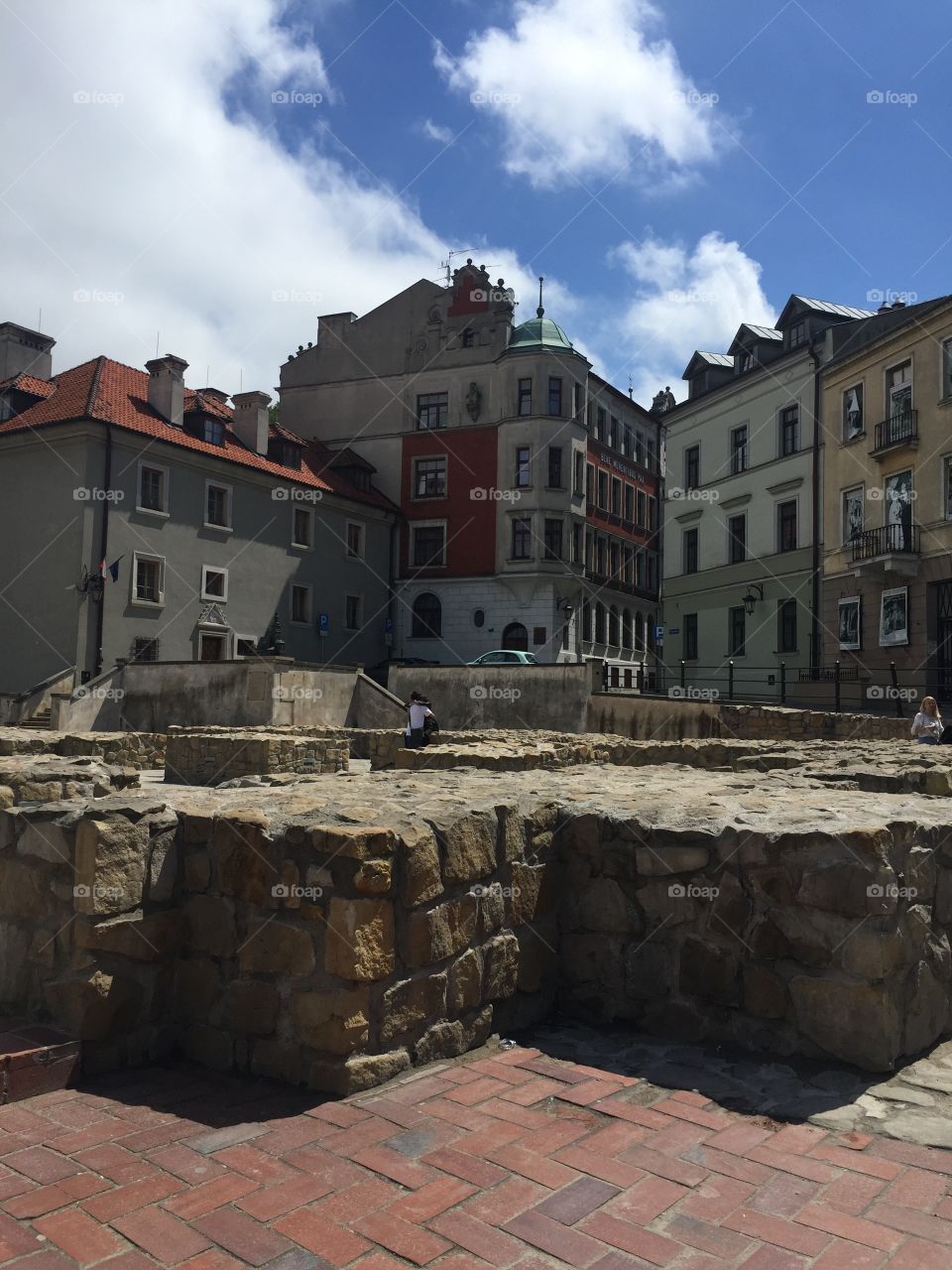 A church foundation in Lublin oldtown