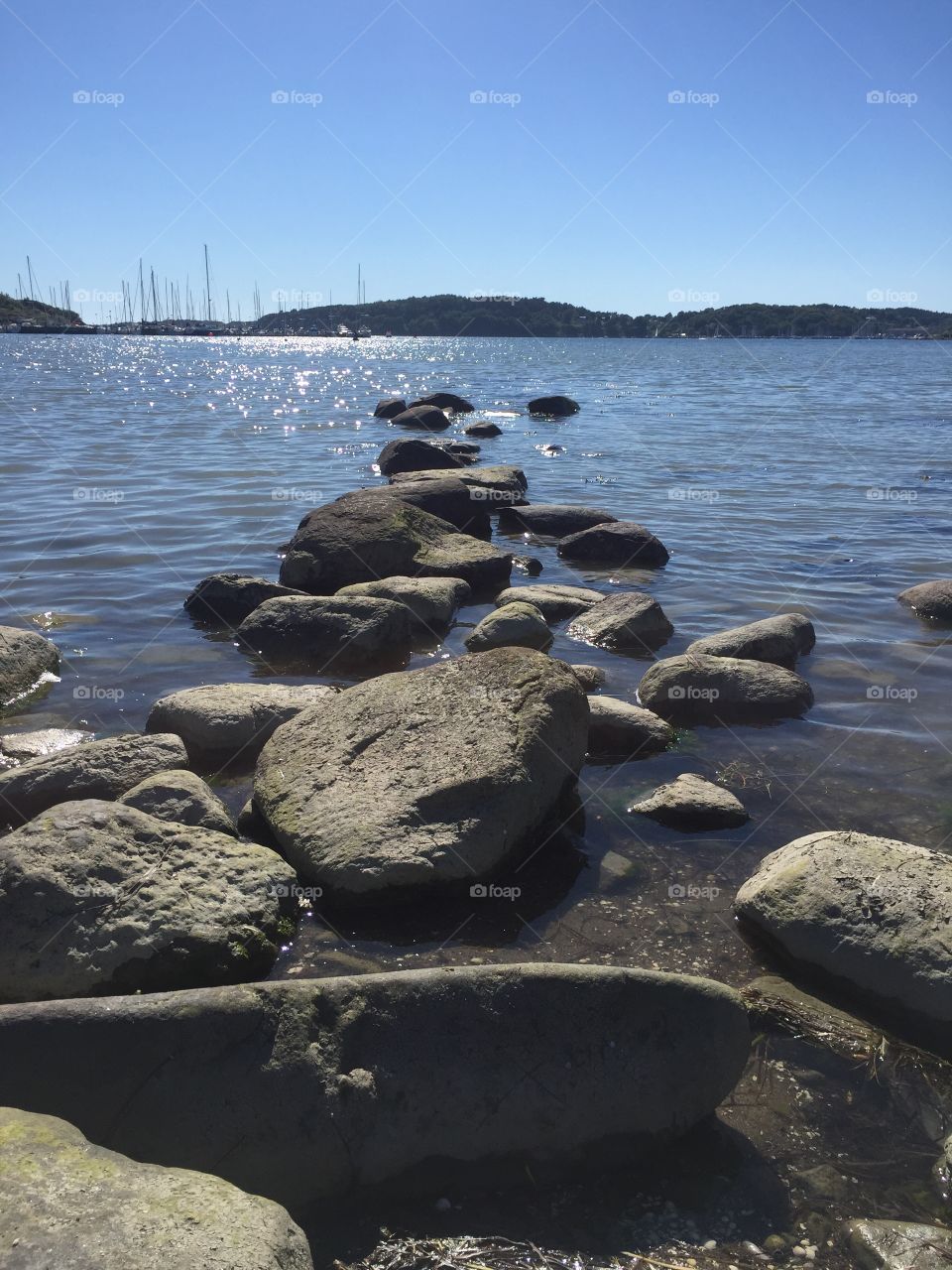 Stones on beach