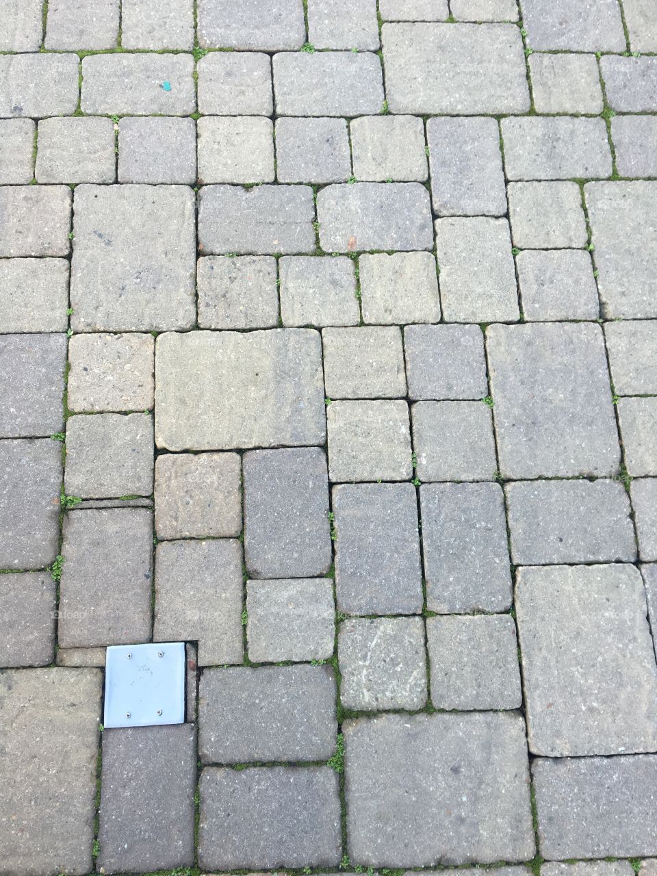 Cobble stone side walk 