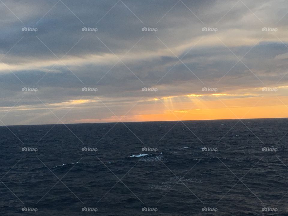 Sunset at sea, deployment 2016 