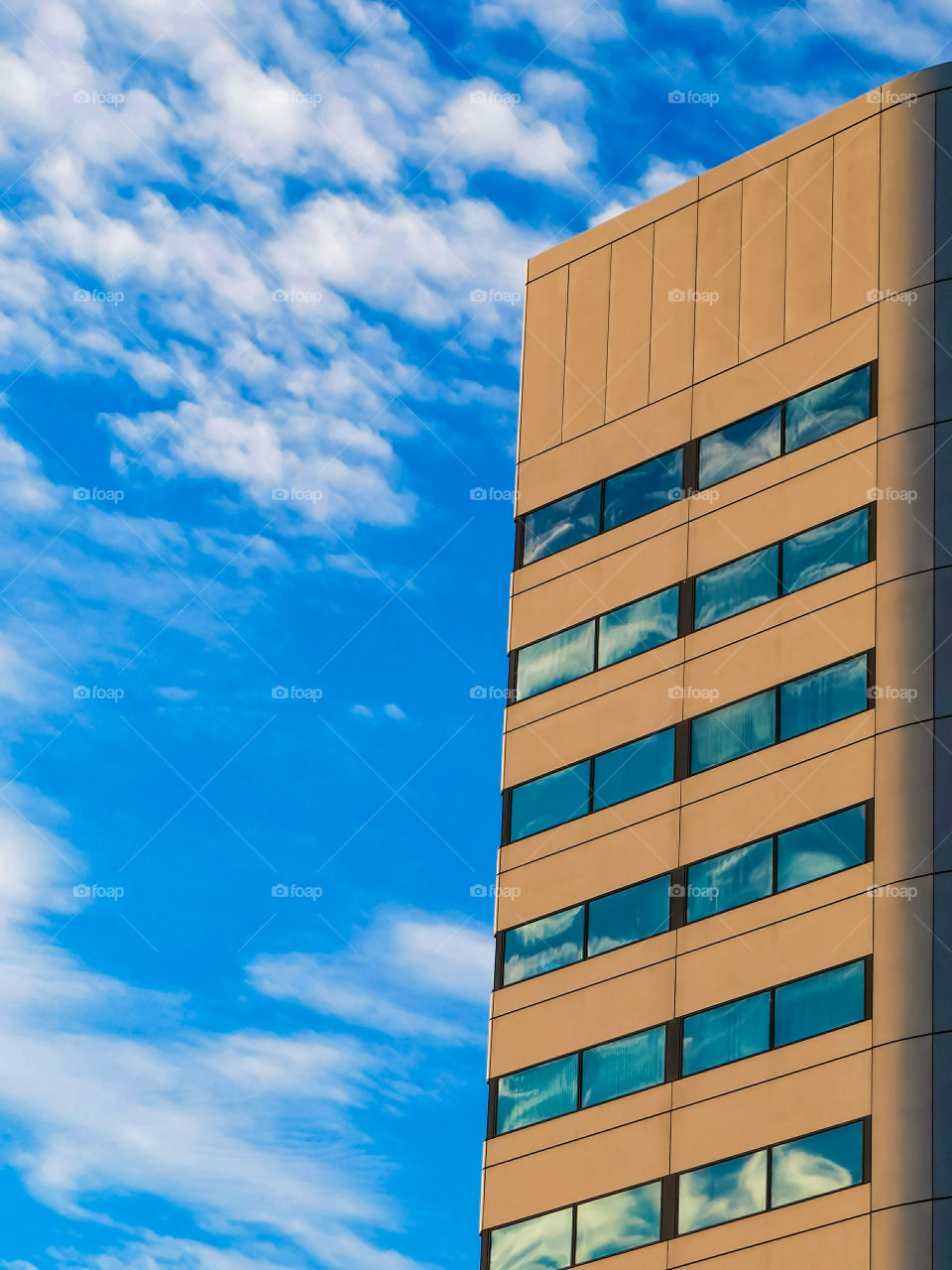 Building In The Cloudy Sky