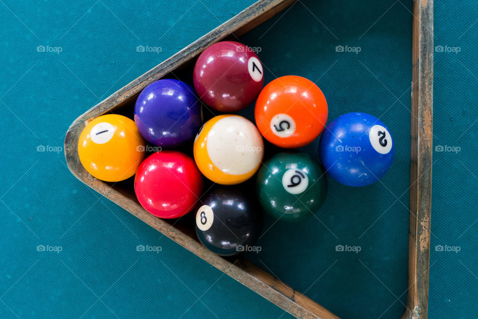 pool balls