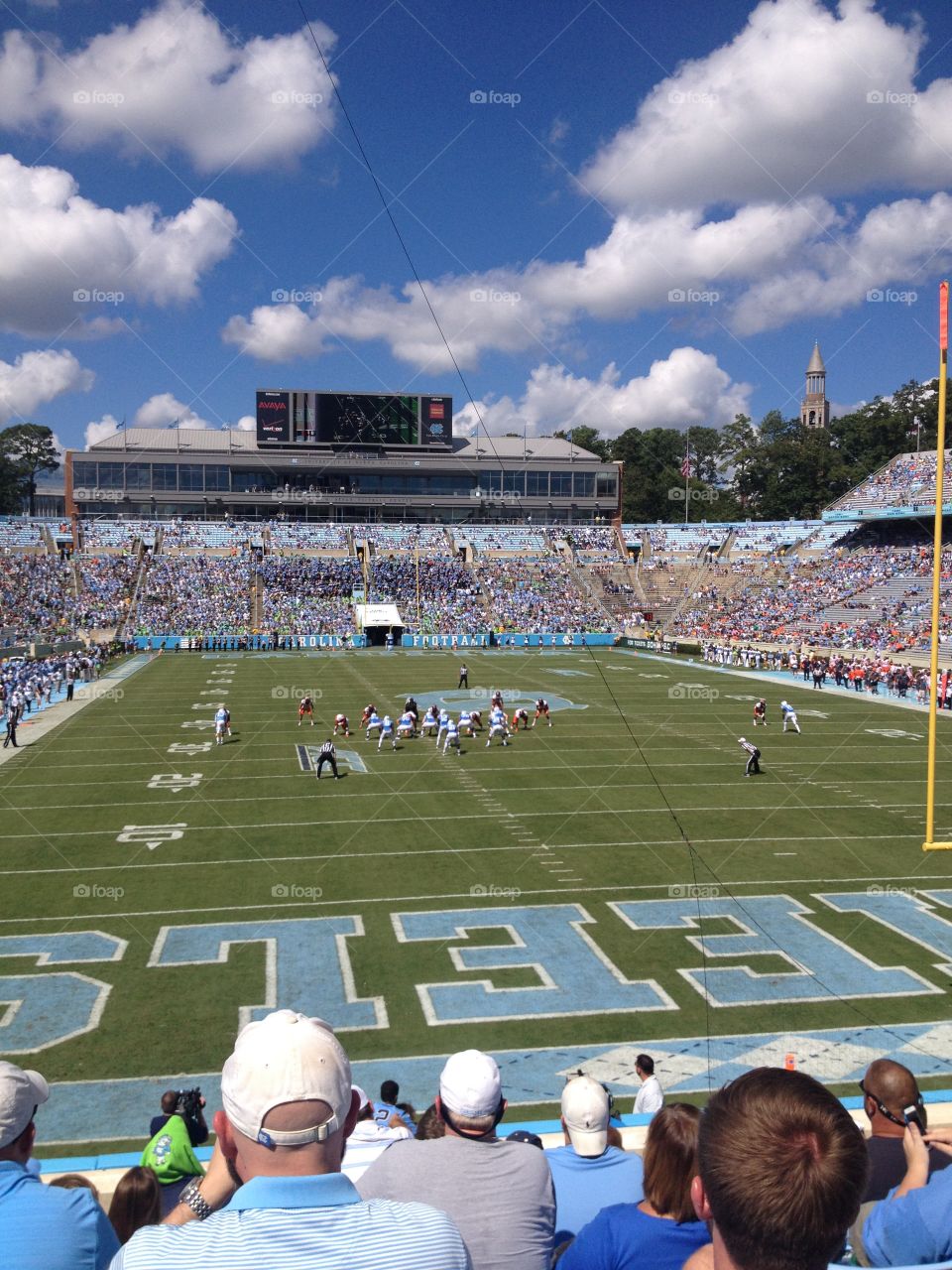 UNC-Chapel Hill football . This was a picture taken at the UNC-CH vs  Illinois football game on September 19, 2015