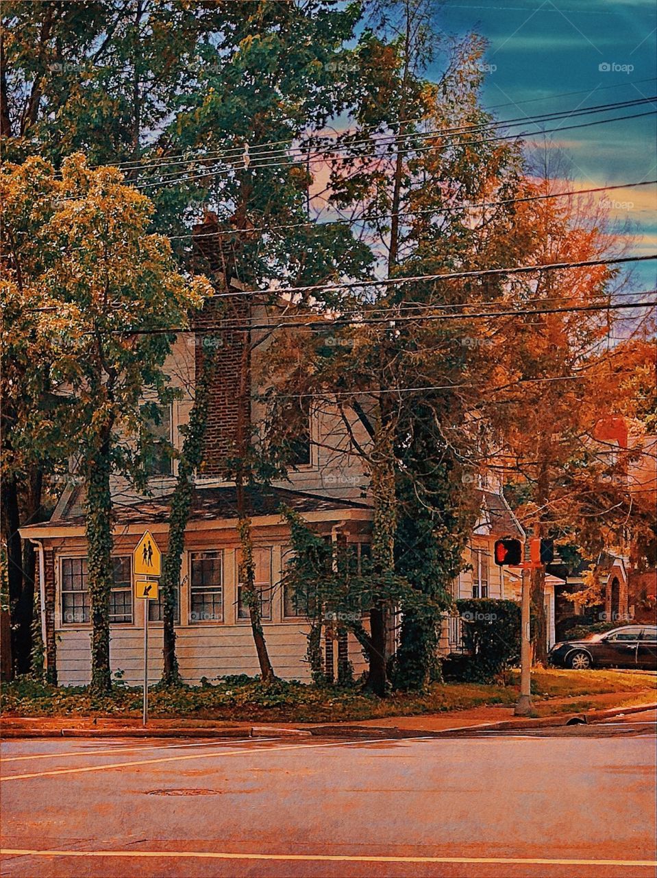 Small home at intersection 