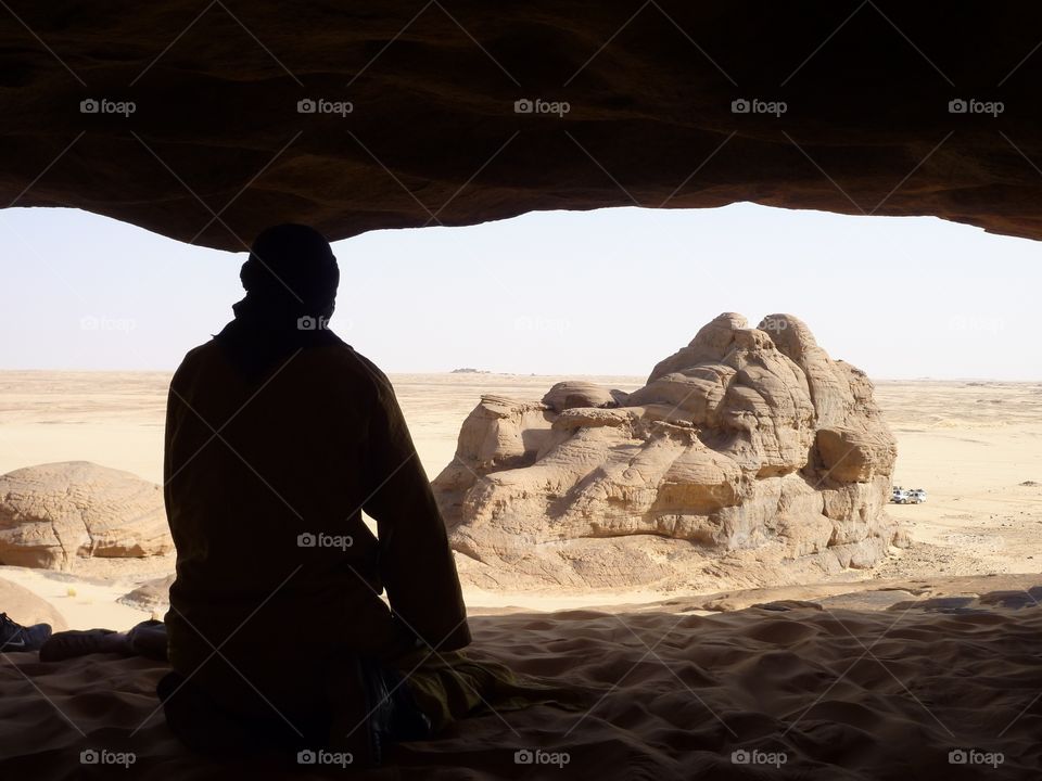 touareg in desert