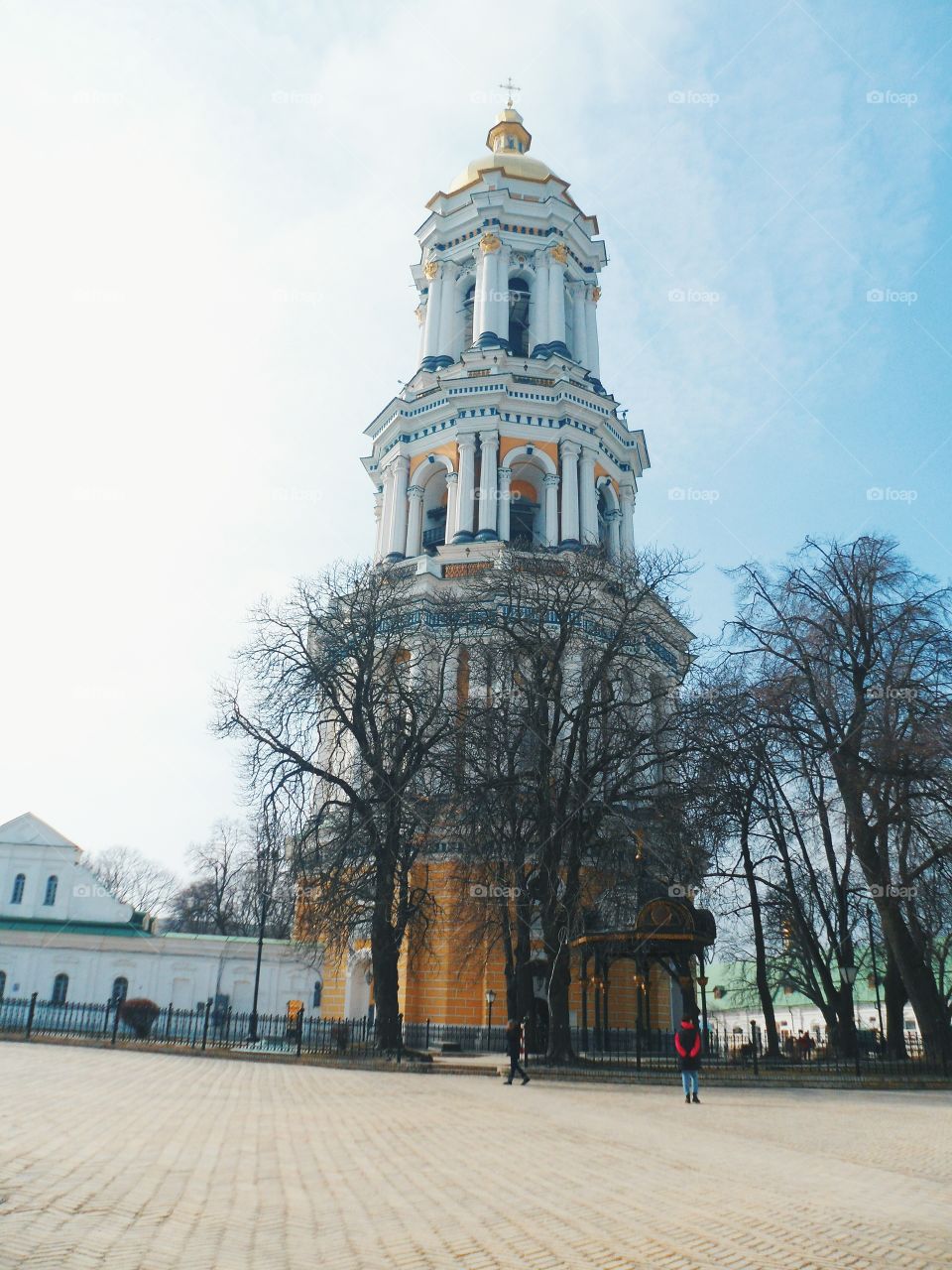 The Great Lavra Belltower is a high-altitude dominant of the Kiev-Pechersk Lavra; For one and a half centuries remained the tallest building in Ukraine