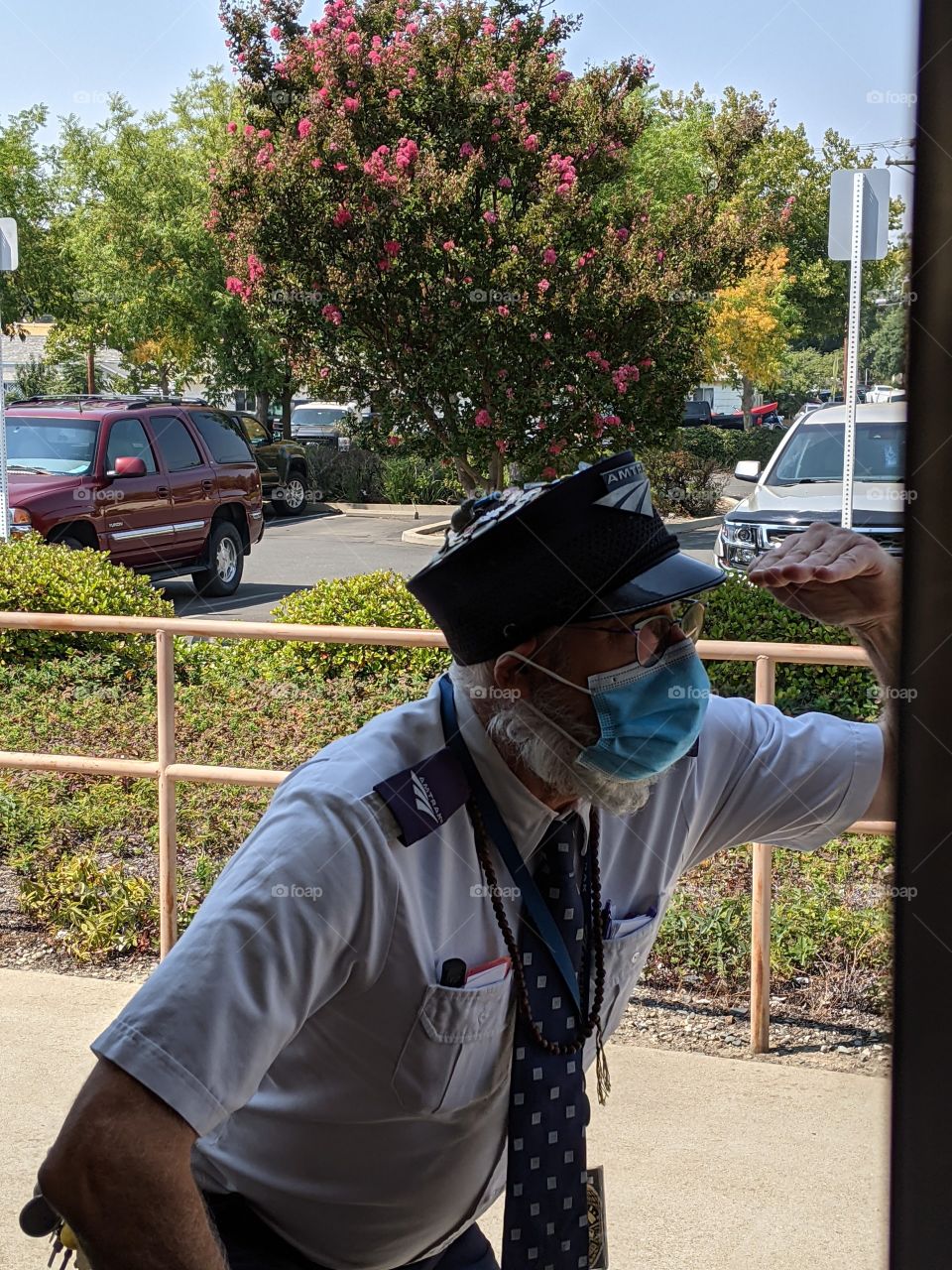 Amtrak Zephyr train attendant