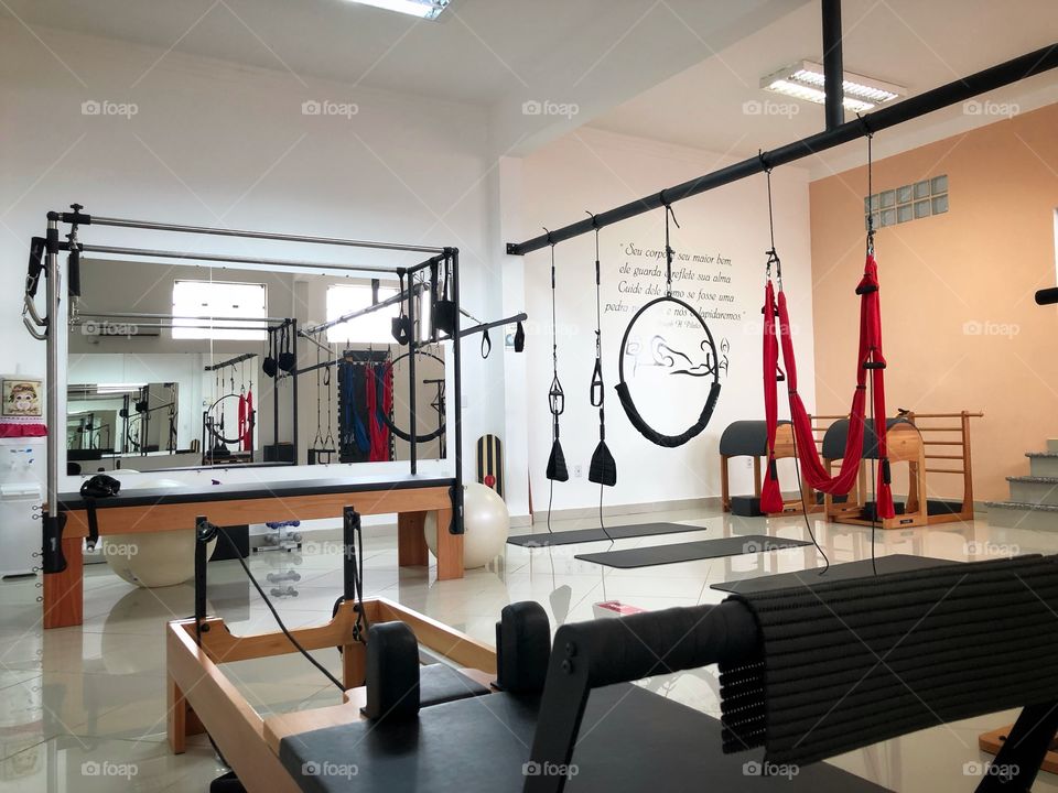 Pilates equipment... “Your body is your most priceless possession; you've go to take care of it as s gemstone and we will carve it”, by Joseph Pilates. Pilates: a great way to stay fit - body and mind.