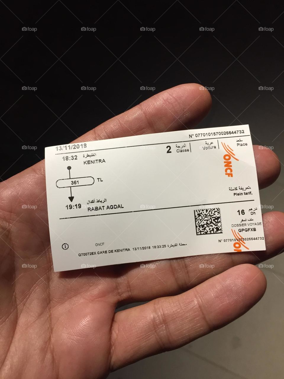 Train ticket 