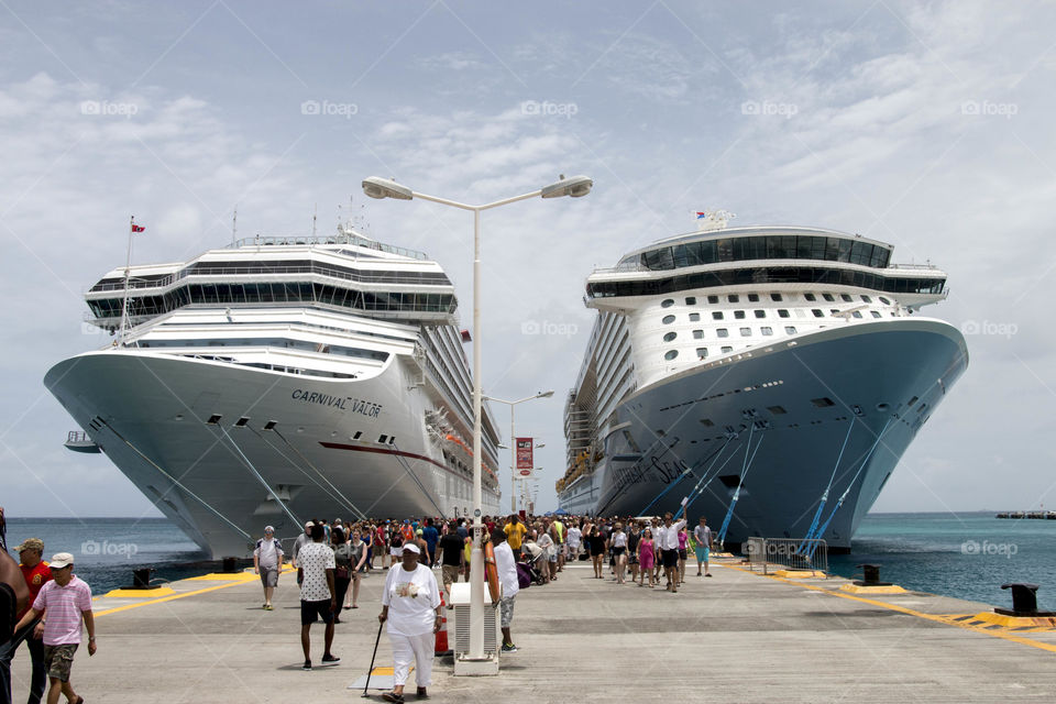 Traveling the world on a cruise ship