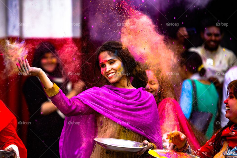 indian Girl of color festival