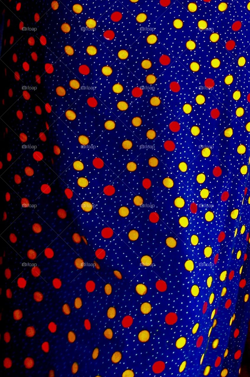 Mixed color fabric with shadow