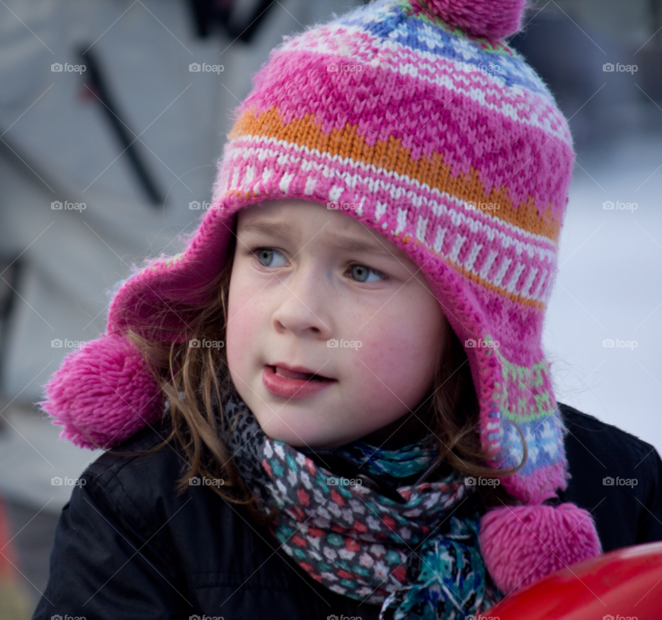 snow winter girl young by ventanamedia