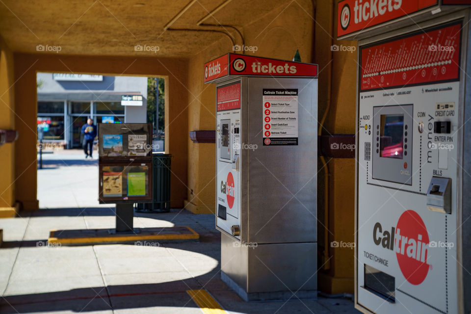 Caltrain Ticket Machines