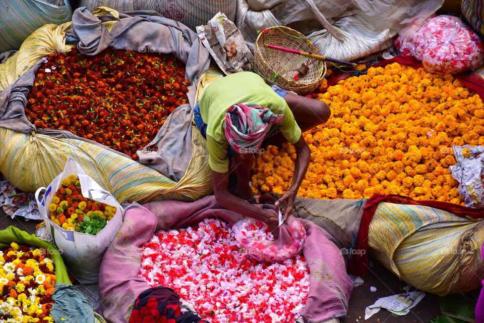 Flower seller