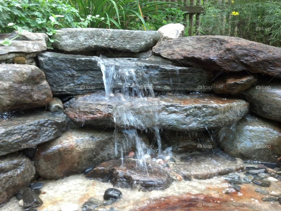 rock waterfall