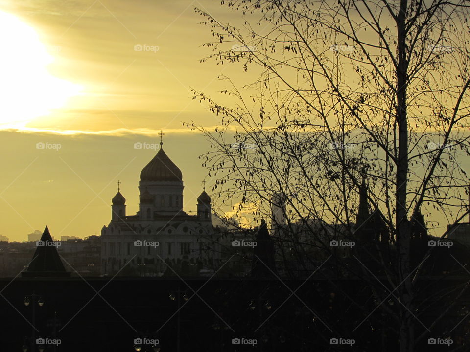 Moscow sunset