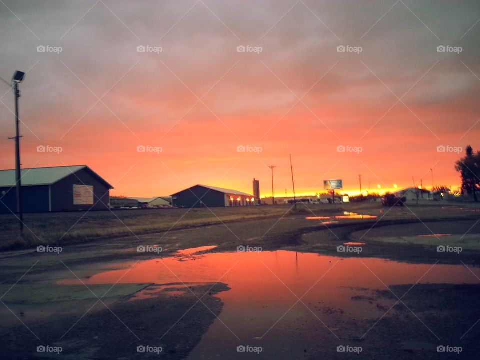 North Dakota- sunset