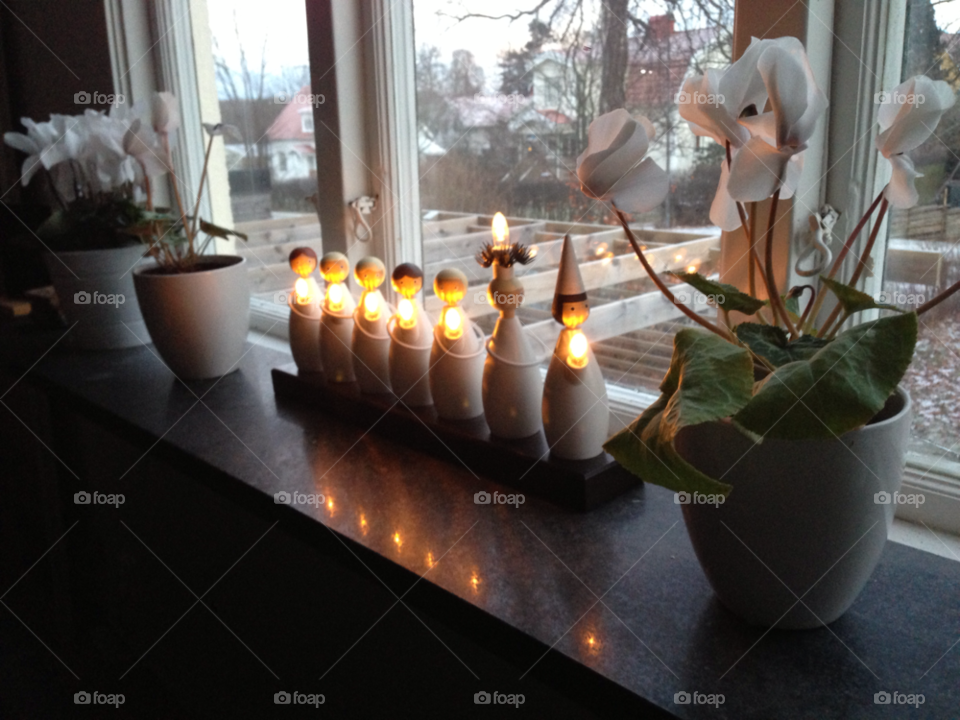 winter light candles christmas by haq