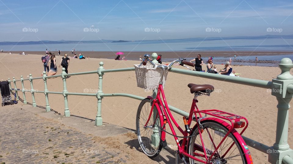 bicycle for the beach